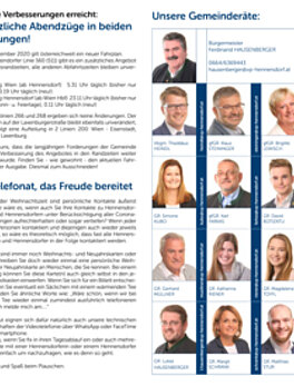 Hennersdorfer Impulse - Dezember 2020